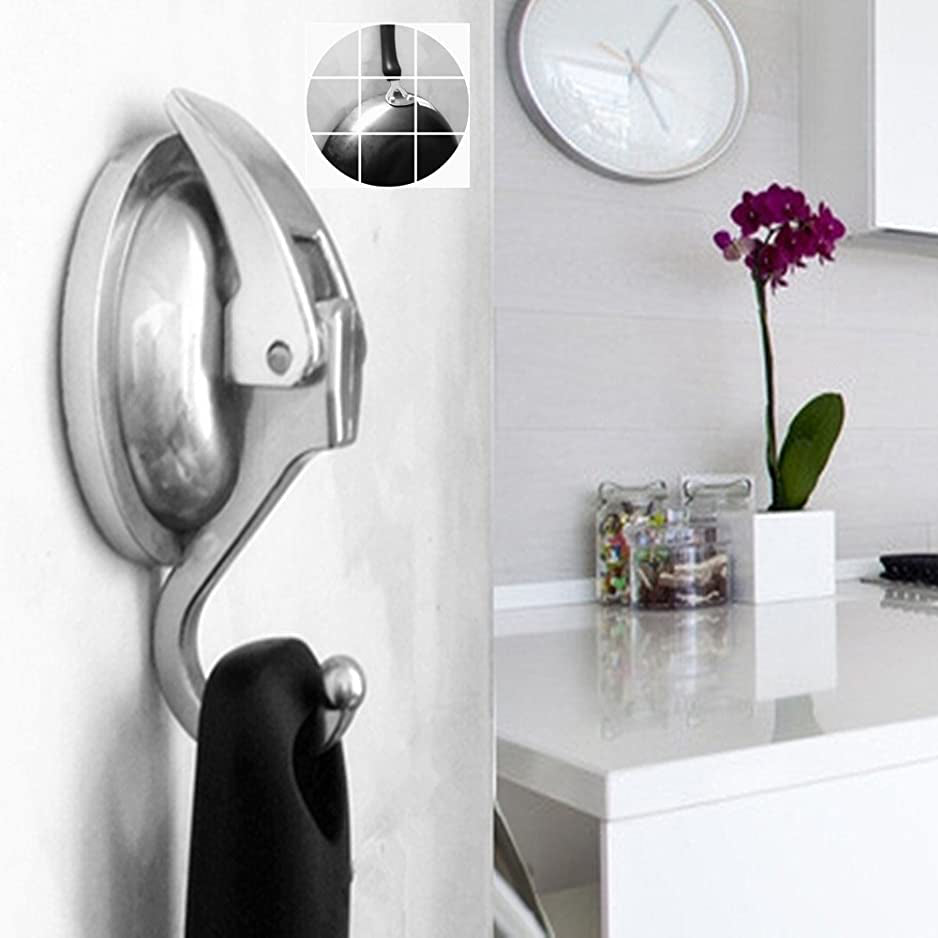 2-Pack Heavy-Duty Suction Cup Hooks for Vacuum Use
