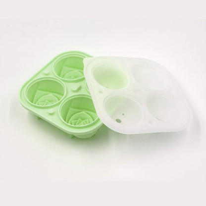 48-Cube Ice Tray with Push Feature, Storage Box and Tongs - Food Safe