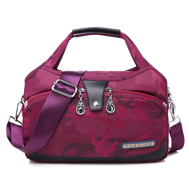Water-Resistant Nylon Everyday Tote Bag
