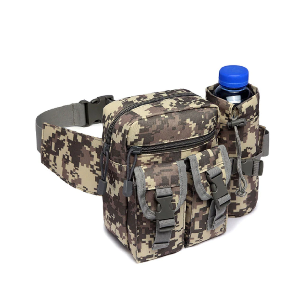 Waist Pack with Holder for Water Bottle – Tactical Design