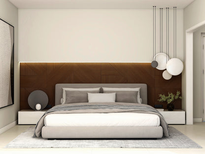 Contemporary Solid Wood Panel