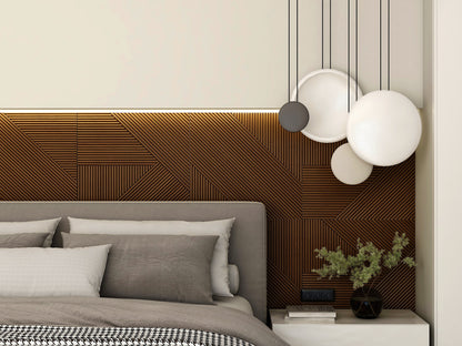 Contemporary Solid Wood Panel
