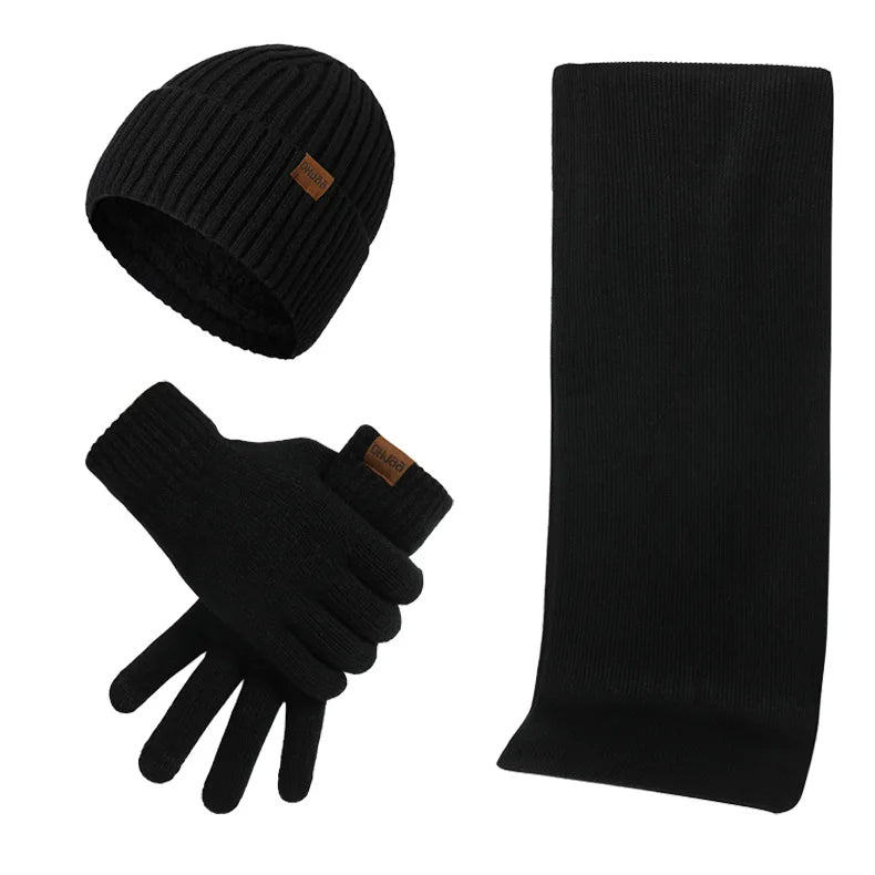 Trendy Winter Outfit with Beanie and Gloves – Taalita Style