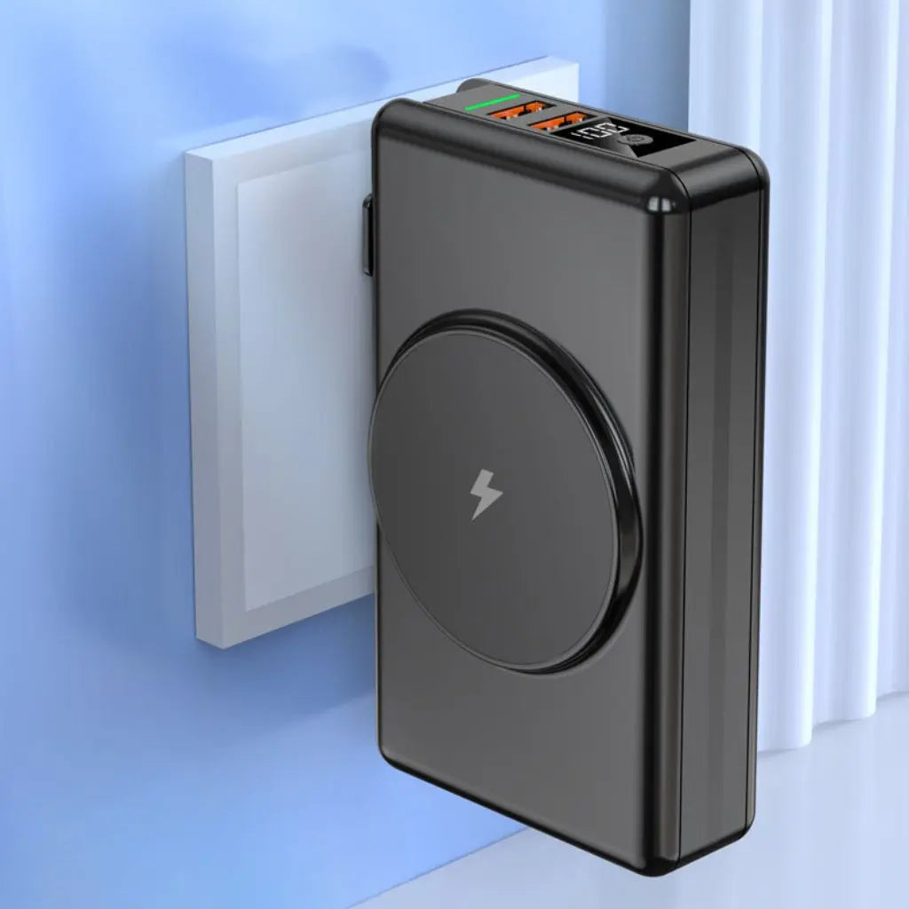 5-in-1 Power Bank with 15,000mAh Capacity and Fast Charging