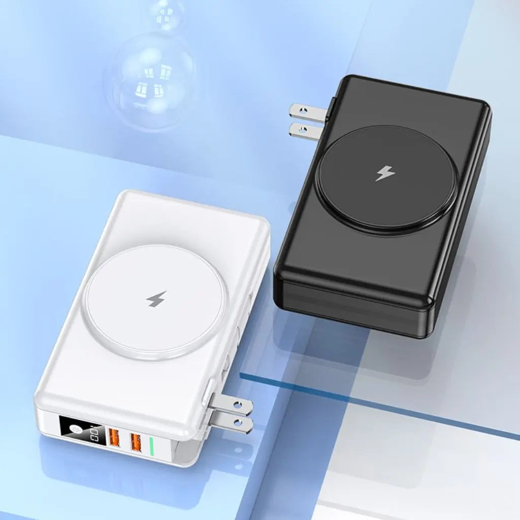 5-in-1 Power Bank with 15,000mAh Capacity and Fast Charging