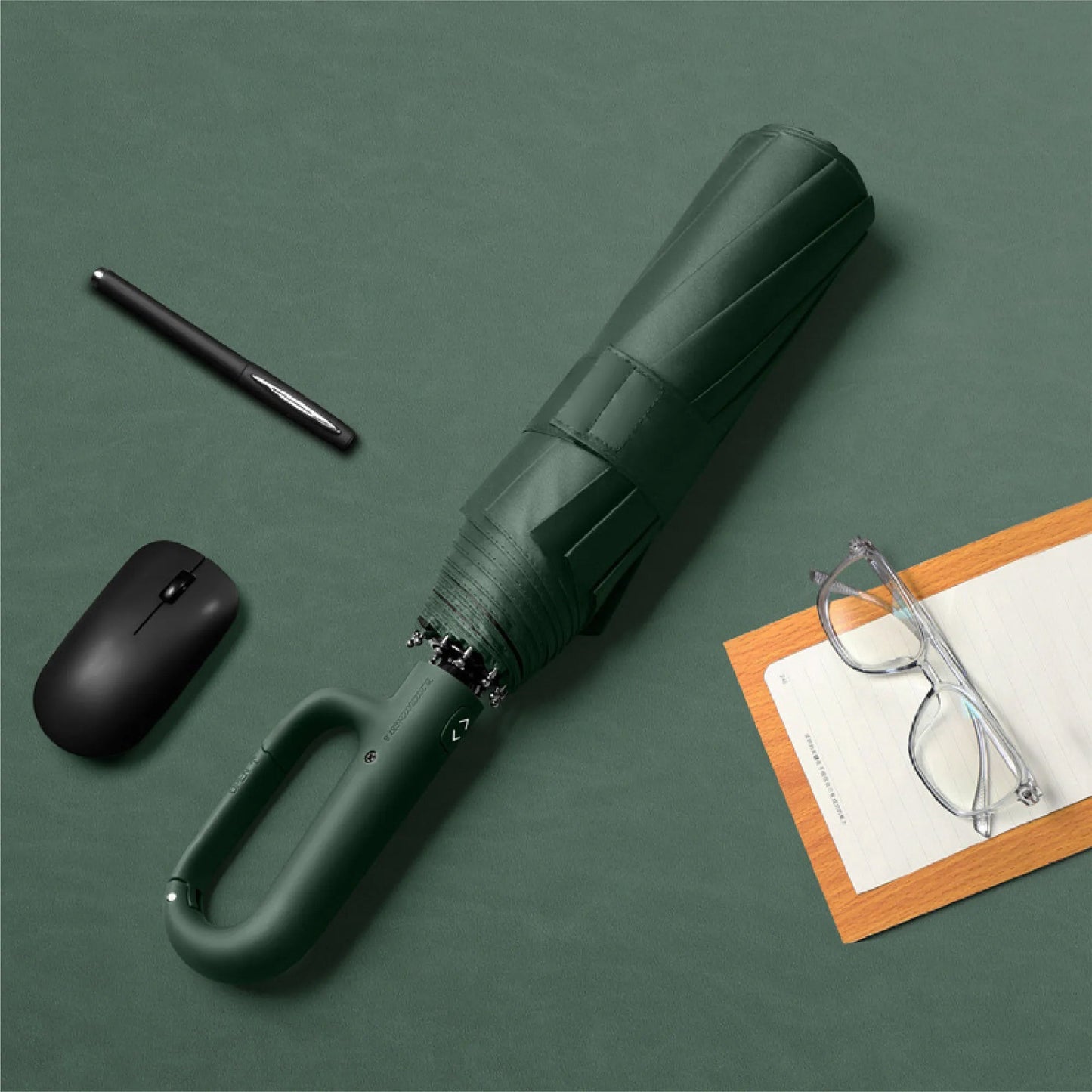 Hands-Free Umbrella with Unique Ring Handle