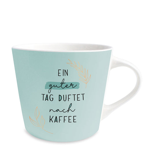 Blue Green Mug for a Positive Day