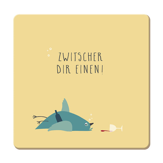 Cork Coaster Chirp - Personalized Drink Mat for You!