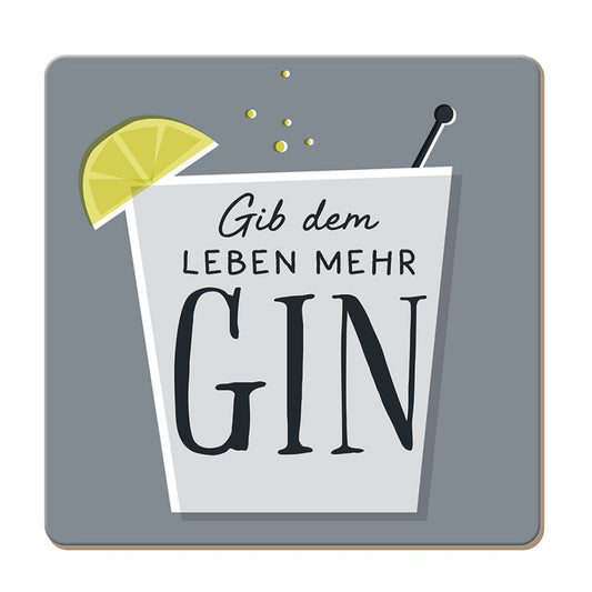 Cork Coaster for Gin Lovers - Add a Touch of Life