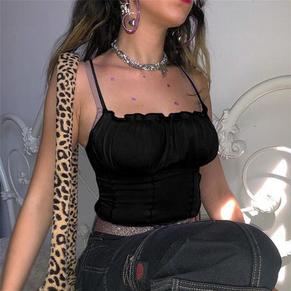 Women's Casual Crop Tank - Luxurious Comfort