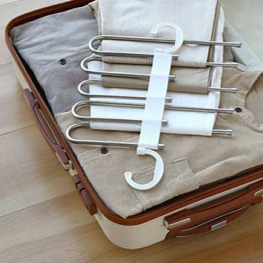 Space-Saving 5-in-1 Clothes Hanger | Organize Up to 5 Garments