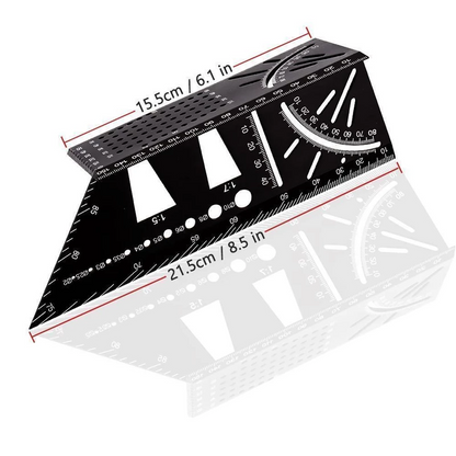 3D Angle Measurement Tool for Mitre Cuts