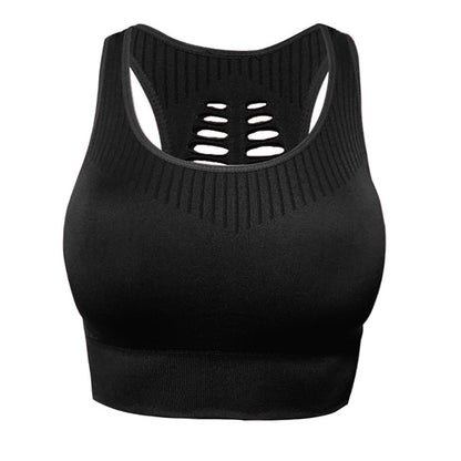 Seamless Sports Bras for Women - Breathable Yoga Workout Tops