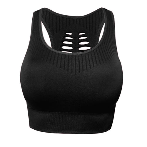 Seamless Sports Bras for Women - Breathable Yoga Workout Tops