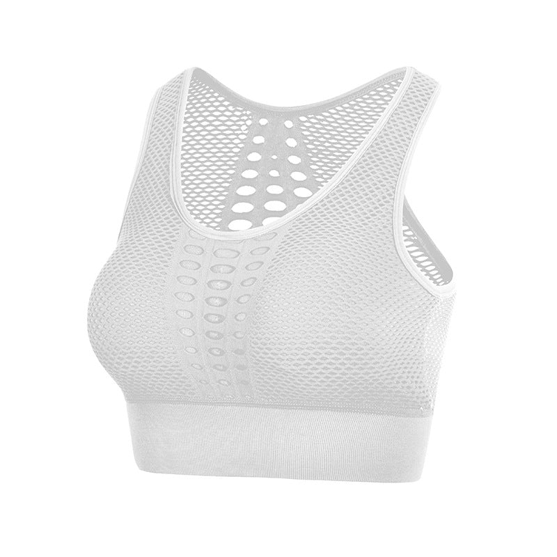 Seamless Sports Bras for Women - Breathable Yoga Workout Tops