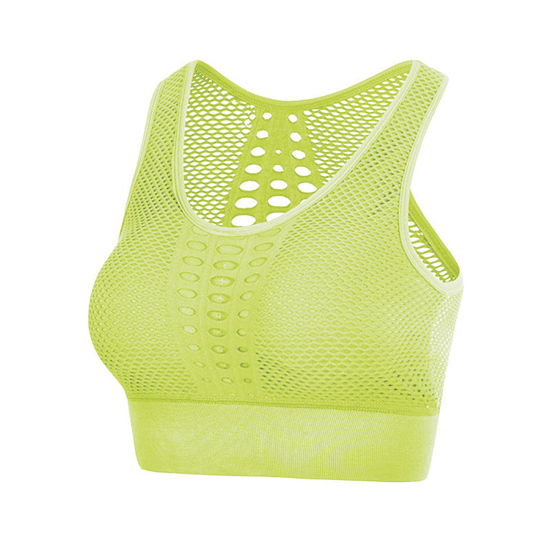 Seamless Sports Bras for Women - Breathable Yoga Workout Tops