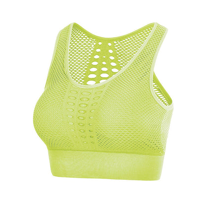 Seamless Sports Bras for Women - Breathable Yoga Workout Tops