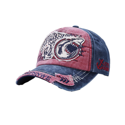 Embroidered Cotton Cap for Hip Hop and Sports Wear