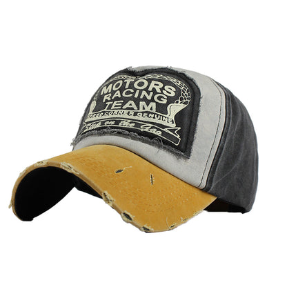 Embroidered Cotton Cap for Hip Hop and Sports Wear