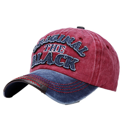Embroidered Cotton Cap for Hip Hop and Sports Wear