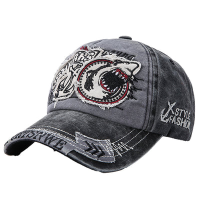Embroidered Cotton Cap for Hip Hop and Sports Wear
