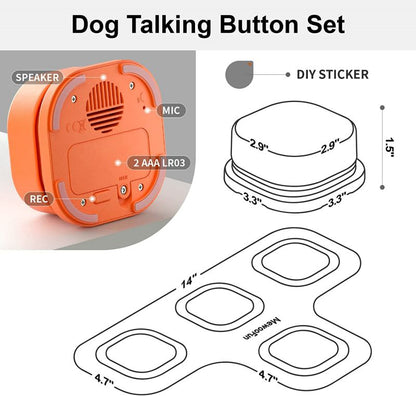 Interactive Communication Buttons for Dog Training
