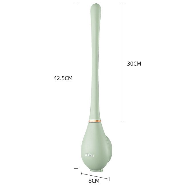 Flexible Silicone Toilet Brush for Contemporary Home Use
