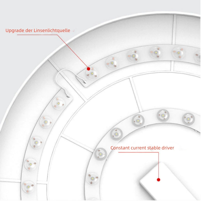 Slim Indoor LED Ceiling Light – Round Bathroom Lighting Fixture