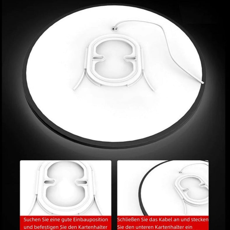 Slim Indoor LED Ceiling Light – Round Bathroom Lighting Fixture