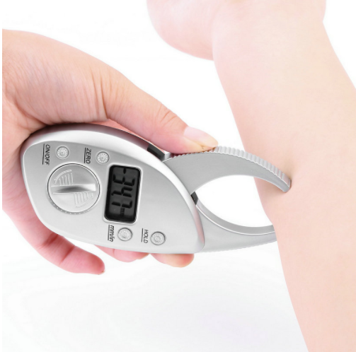 Digital Body Fat Caliper with LCD Display – Skinfold Measurement Tool