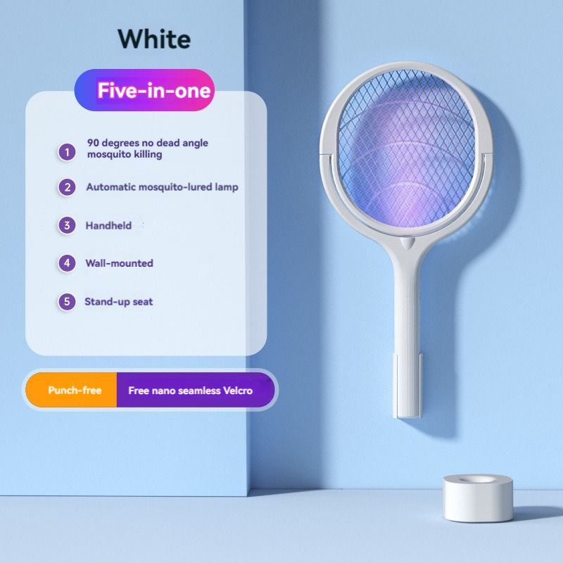 5-in-1 Electric Insect Zapper with Adjustable Angles