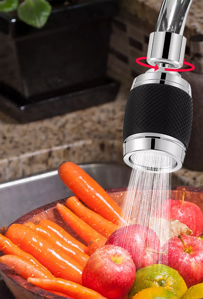 Versatile 360° Rotating Kitchen Faucet with Spray Head