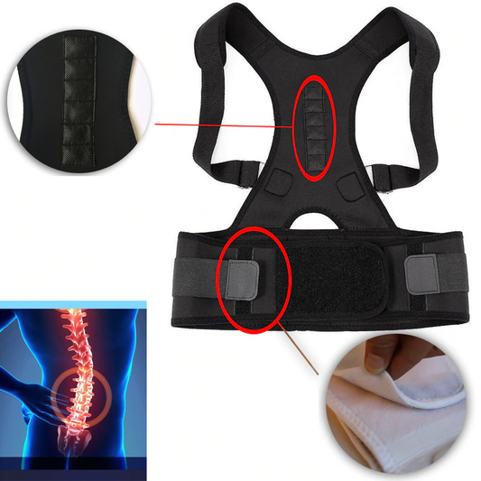Magnetic Posture Support Brace for Daily Use – Back Pain Relief