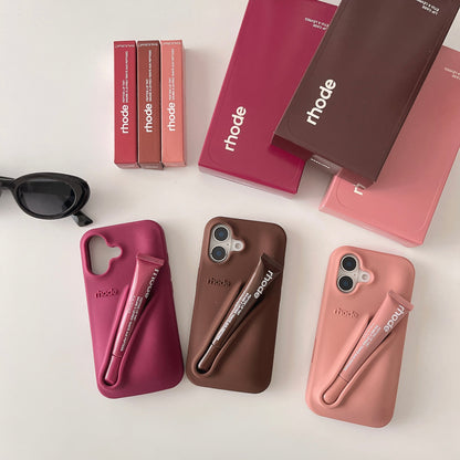 3D Silicone Lipstick Phone Cover for iPhone