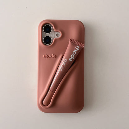 3D Silicone Lipstick Phone Cover for iPhone