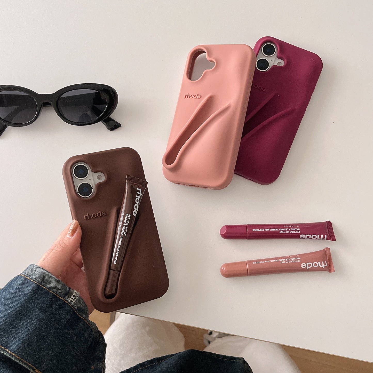 3D Silicone Lipstick Phone Cover for iPhone