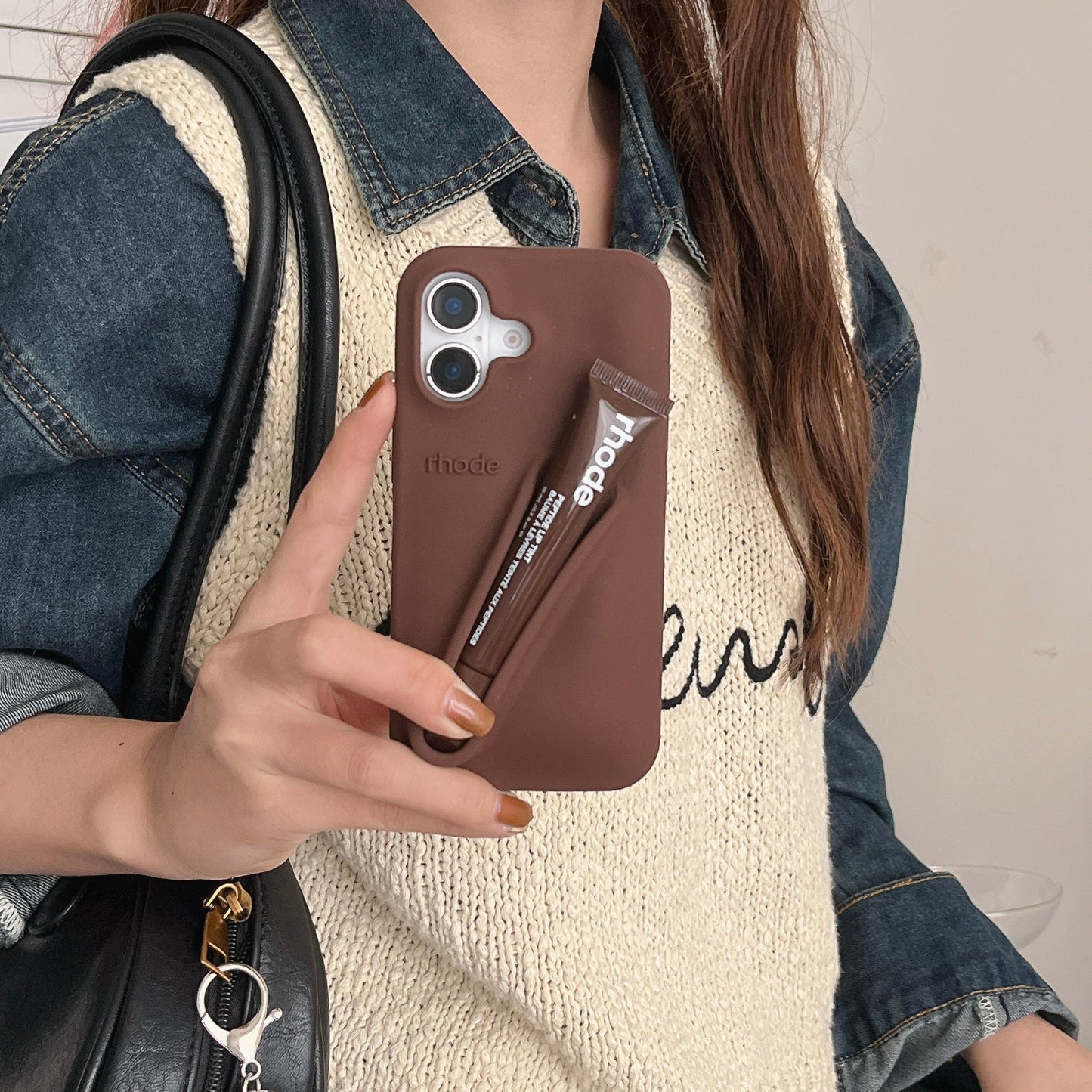 3D Silicone Lipstick Phone Cover for iPhone
