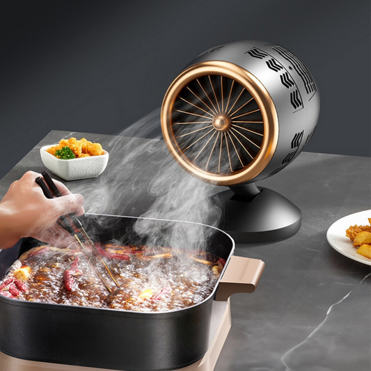 Compact Portable Kitchen Smoke Extractor Fan – Adjustable and Silent