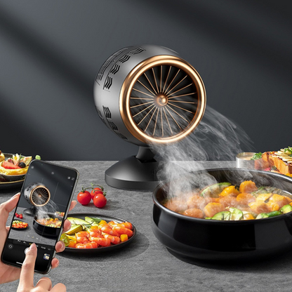 Compact Portable Kitchen Smoke Extractor Fan – Adjustable and Silent
