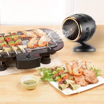 Compact Portable Kitchen Smoke Extractor Fan – Adjustable and Silent
