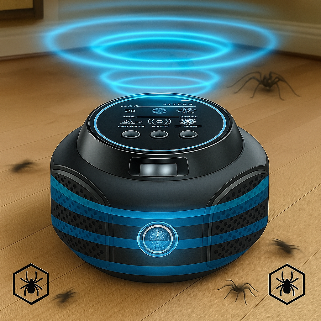 Ultrasonic Spider Repellent Plug-In – Safe, Silent, and Chemical-Free