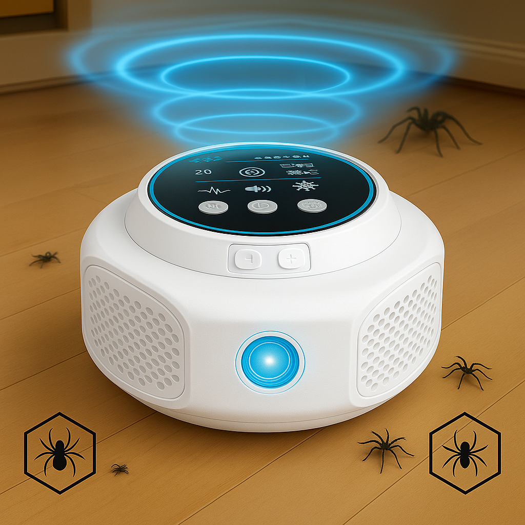 Ultrasonic Spider Repellent Plug-In – Safe, Silent, and Chemical-Free
