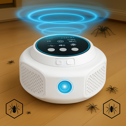 Ultrasonic Spider Repellent Plug-In – Safe, Silent, and Chemical-Free