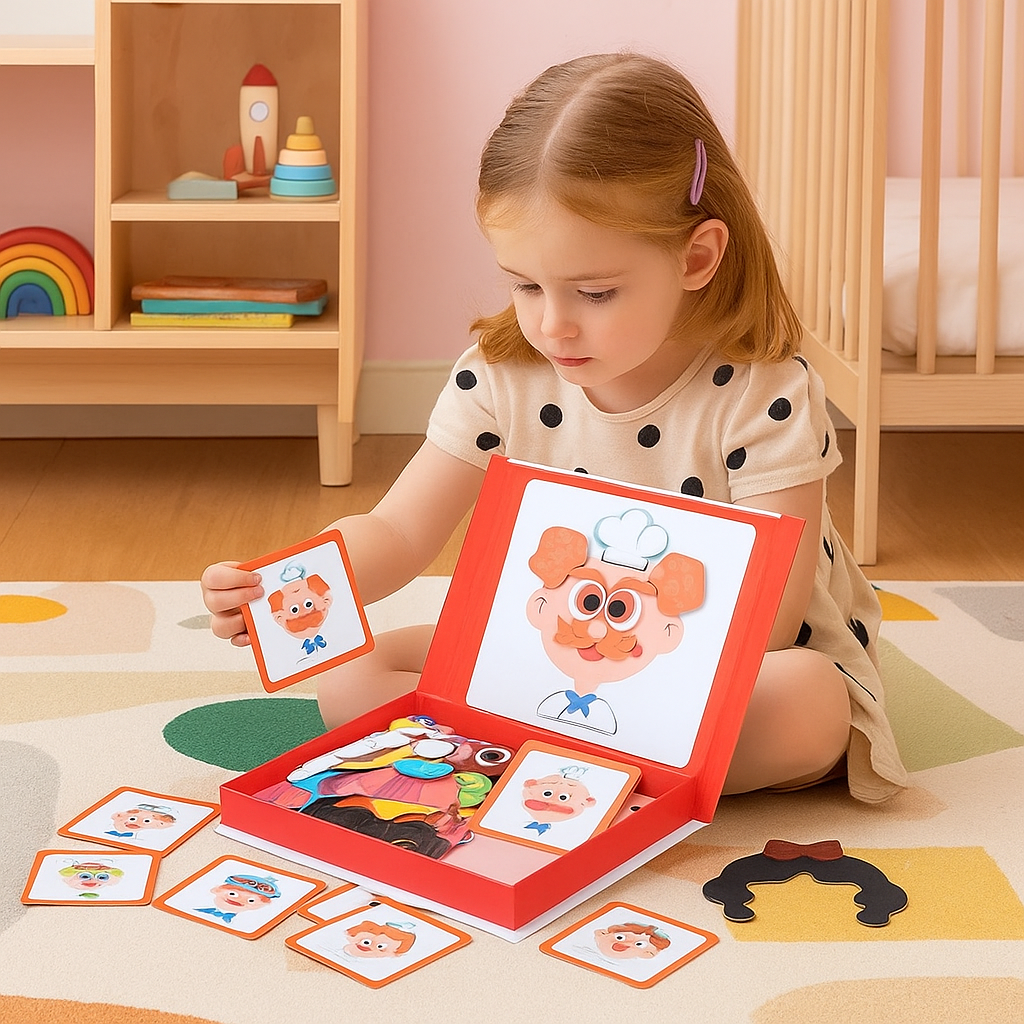 Educational Emotion Expression Puzzle for Kids