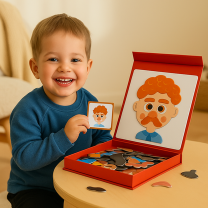 Educational Puzzle Game for Kids about Facial Expressions