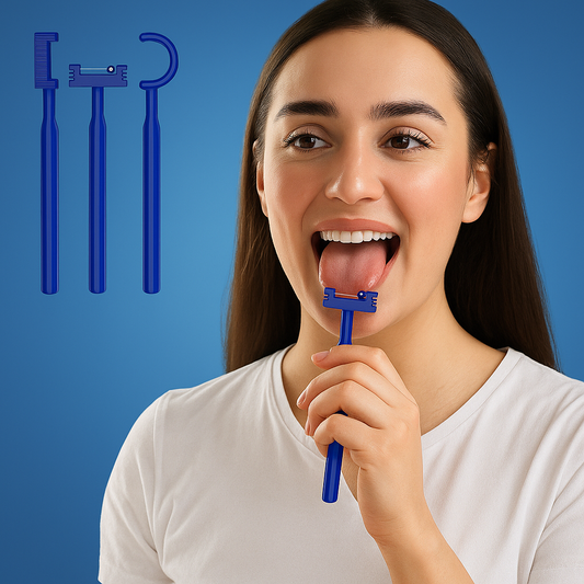 3-Piece Tongue Strengthener – Ergonomic Grip – Boosts Speech & Swallowing Skills