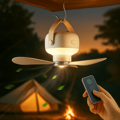 Rechargeable Wireless Fan with Remote Control