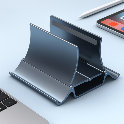 Versatile Aluminum Laptop Stand – Compact Cooling Solution