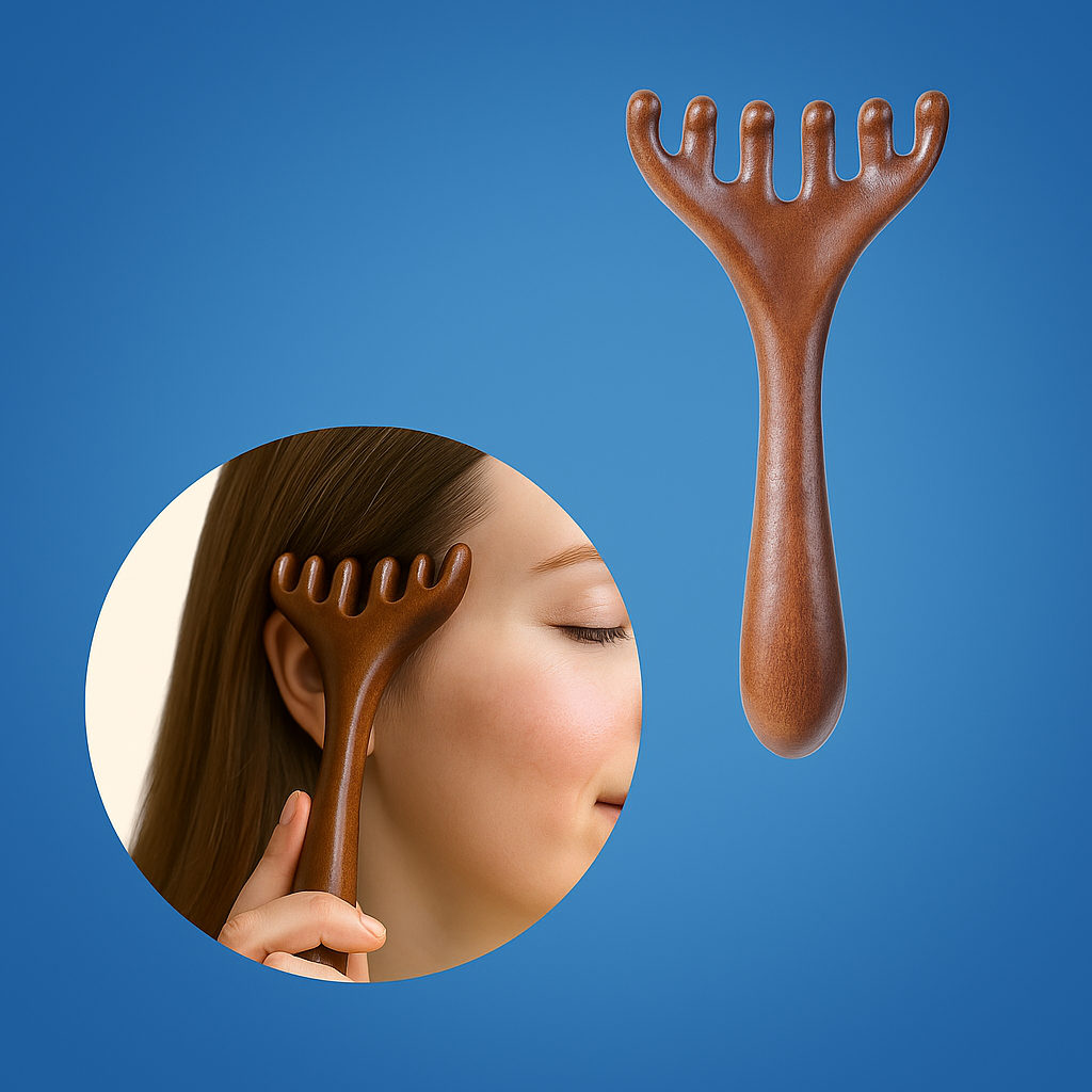 Gentle Scalp Massager for Relaxation and Hair Care – Anti-Static Design