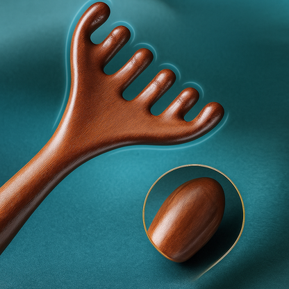 Gentle Scalp Massager for Relaxation and Hair Care – Anti-Static Design
